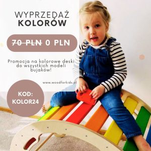 Kolorowe deski do bujaków