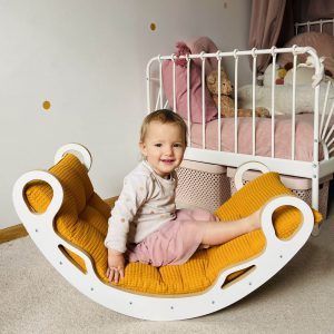Poduszka do bujaka Montessori - rozmiar M, wafelek