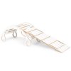 Duży Bujak Montessori z drabinką-zjeżdżalnią – rozmiar XL 120cm – Zosia XL , biały