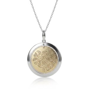 Naszyjnik srebrny próby 925 PREMIUM - rozkwit elegancji